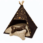 TeePee stan Golden dog 87 x 87 x 118 cm - L zlaté labky